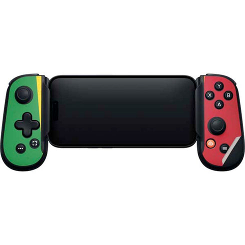 Marijuana Rasta Flag Backbone One for iPhone Game Controller Skin