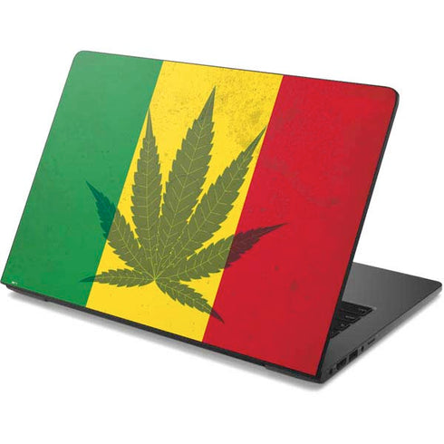 Marijuana Rasta Flag Dell Chromebook Skin