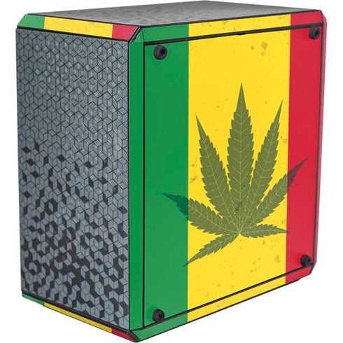 Marijuana Rasta Flag Cooler Master MasterBox Q300L Mini Tower Skin
