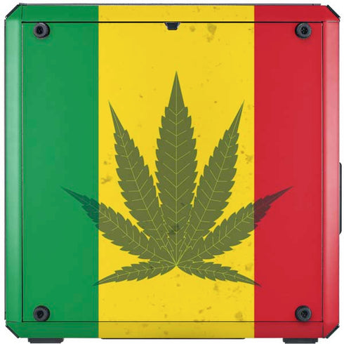 Marijuana Rasta Flag Cooler Master MasterBox Q300L Mini Tower Skin