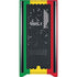Marijuana Rasta Flag Corsair 4000D Tempered Glass Mid-Tower ATX Case Skin
