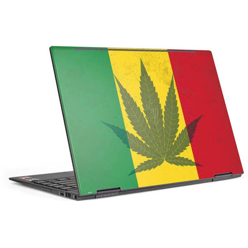 Marijuana Rasta Flag HP Envy Skin