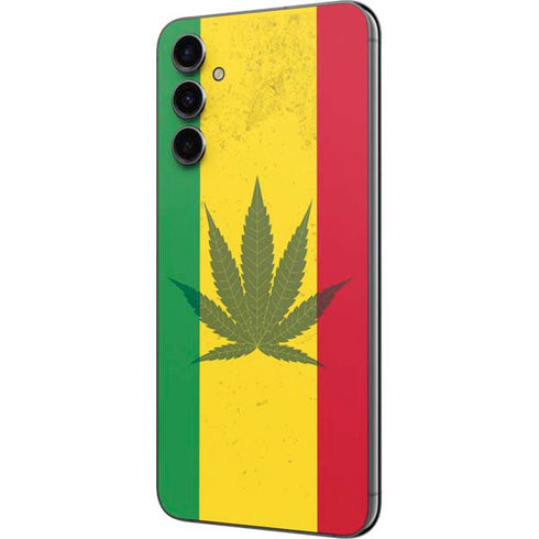 Marijuana Rasta Flag Galaxy A14 5G Skin