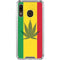 Marijuana Rasta Flag Galaxy A30 Clear Case