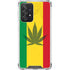 Marijuana Rasta Flag Galaxy A52 5G Clear Case