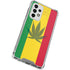 Marijuana Rasta Flag Galaxy A53 5G Clear Case