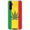Marijuana Rasta Flag Galaxy A54 5G Clear Case