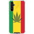Marijuana Rasta Flag Galaxy A54 5G Clear Case