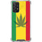 Marijuana Rasta Flag Galaxy A72 5G Clear Case