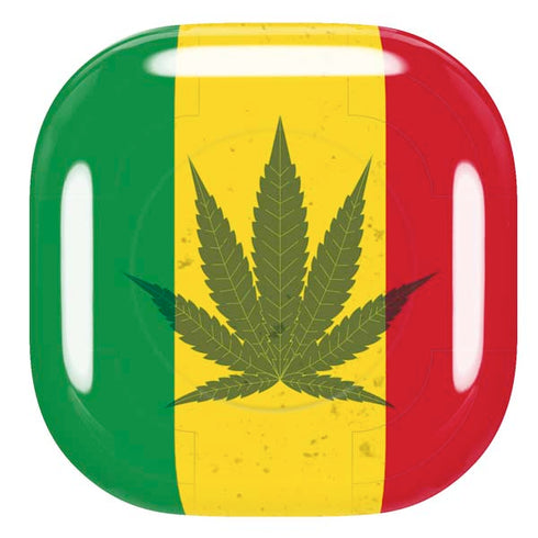 Marijuana Rasta Flag Galaxy Buds Live Skin