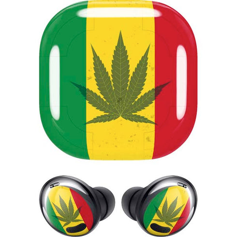 Marijuana Rasta Flag Galaxy Buds Pro Skin