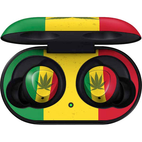 Marijuana Rasta Flag Galaxy Buds Skin