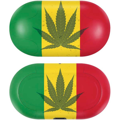 Marijuana Rasta Flag Galaxy Buds Skin