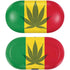 Marijuana Rasta Flag Galaxy Buds Skin