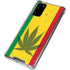 Marijuana Rasta Flag Galaxy Note20 5G Clear Case