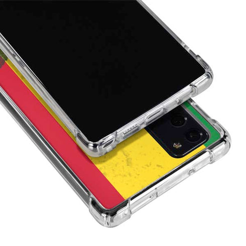 Marijuana Rasta Flag Galaxy Note20 5G Clear Case