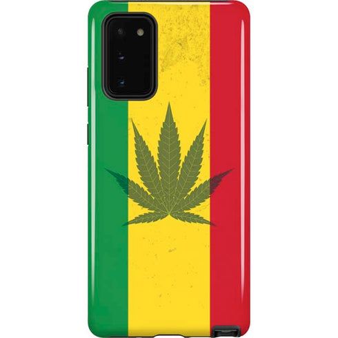 Marijuana Rasta Flag Galaxy Note20 5G Pro Case