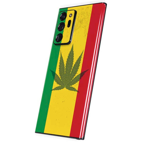 Marijuana Rasta Flag Galaxy Note20 Ultra 5G Skin