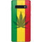 Marijuana Rasta Flag Galaxy S10 Skin