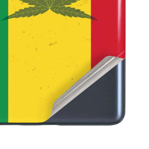 Marijuana Rasta Flag Galaxy S20 Fan Edition Skin