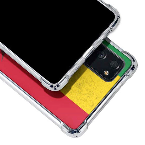 Marijuana Rasta Flag Galaxy S20 FE Clear Case