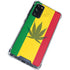 Marijuana Rasta Flag Galaxy S20 FE Clear Case