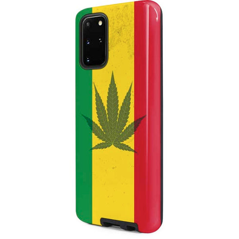 Marijuana Rasta Flag Galaxy S20 Plus Pro Case
