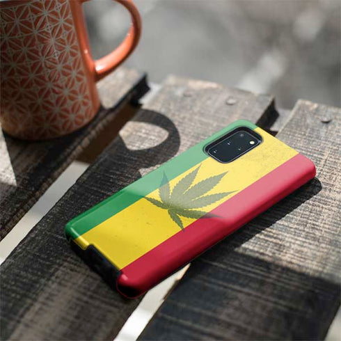 Marijuana Rasta Flag Galaxy S20 Plus Pro Case