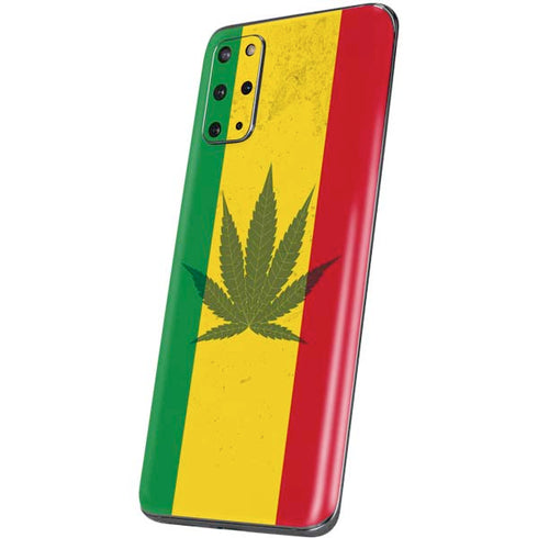 Marijuana Rasta Flag Galaxy S20 Plus Skin