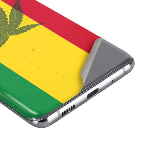 Marijuana Rasta Flag Galaxy S20 Plus Skin