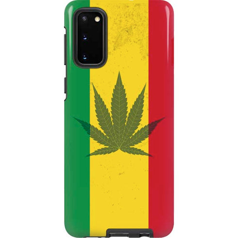 Marijuana Rasta Flag Galaxy S20 Pro Case