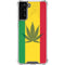 Marijuana Rasta Flag Galaxy S21 FE Clear Case