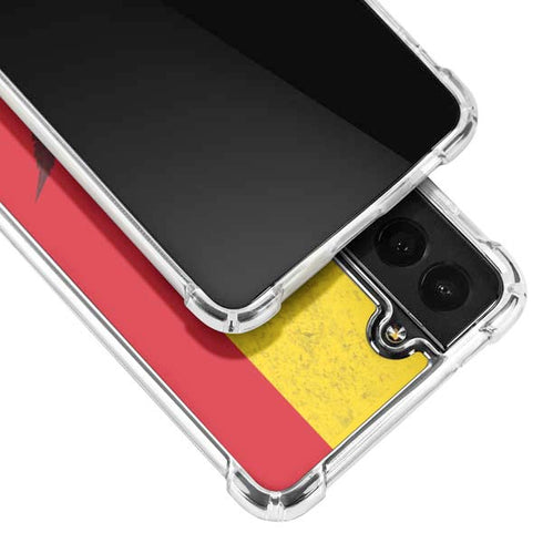 Marijuana Rasta Flag Galaxy S21 FE Clear Case