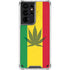 Marijuana Rasta Flag Galaxy S21 Ultra 5G Clear Case