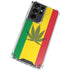 Marijuana Rasta Flag Galaxy S21 Ultra 5G Clear Case