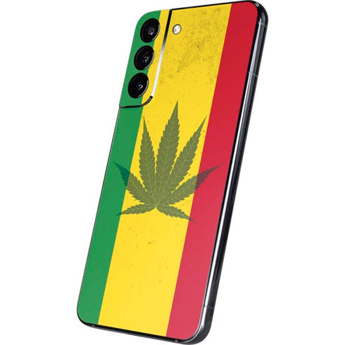 Marijuana Rasta Flag Galaxy S22 Plus Skin