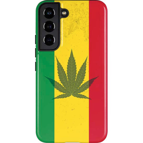 Marijuana Rasta Flag Galaxy S22 Pro Case