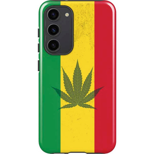 Marijuana Rasta Flag Galaxy S23 Plus Pro Case
