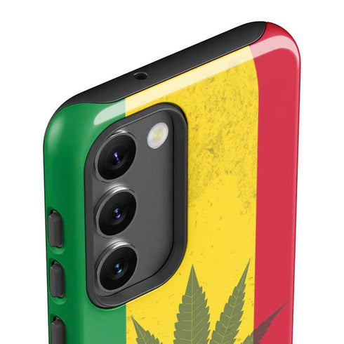 Marijuana Rasta Flag Galaxy S23 Pro Case
