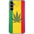 Marijuana Rasta Flag Galaxy S24 Plus Clear Case