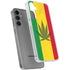 Marijuana Rasta Flag Galaxy S24 Plus Clear Case