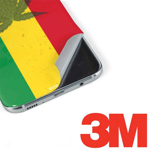 Marijuana Rasta Flag Galaxy S8 Skin