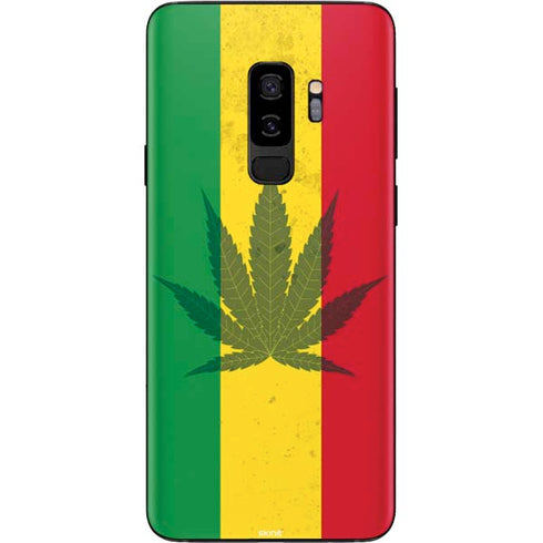 Marijuana Rasta Flag Galaxy S9 Plus Skin