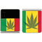 Marijuana Rasta Flag Galaxy Z Flip3 5G Skin