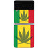 Marijuana Rasta Flag Galaxy Z Flip3 5G Skin