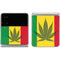 Marijuana Rasta Flag Galaxy Z Flip4 5G Skin