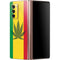 Marijuana Rasta Flag Galaxy Z Fold2 5G Skin