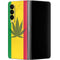 Marijuana Rasta Flag Galaxy Z Fold4 5G Skin