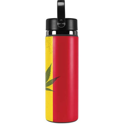 Marijuana Rasta Flag Hydro Flask 20oz Wide Mouth Skin