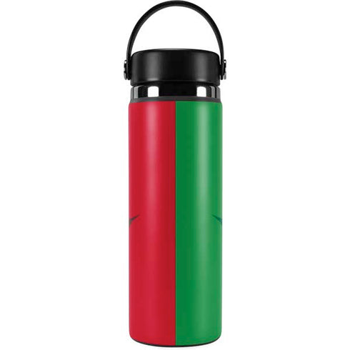 Marijuana Rasta Flag Hydro Flask 20oz Wide Mouth Skin